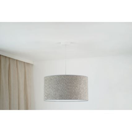 Brilagi - Suspension filaire BOUCLE ROLLER 1xE27/15W/230V d. 45 cm gris