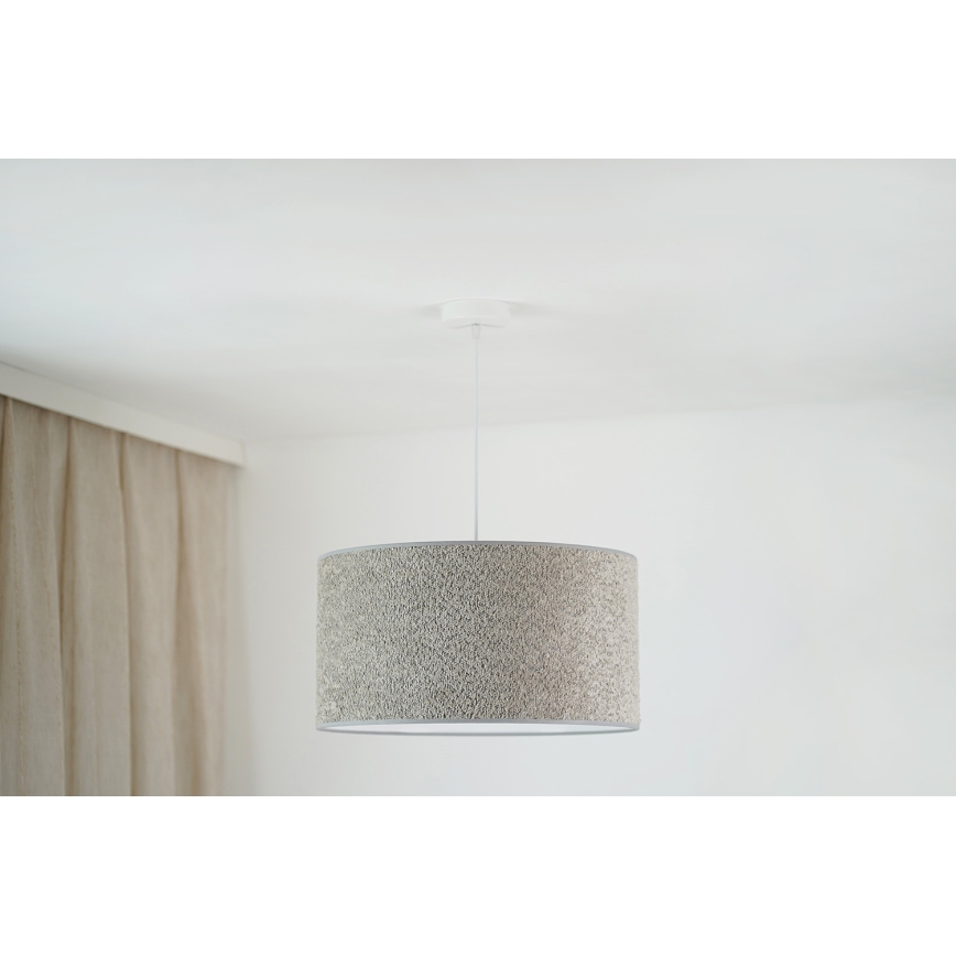 Brilagi - Suspension filaire BOUCLE ROLLER 1xE27/15W/230V d. 45 cm gris