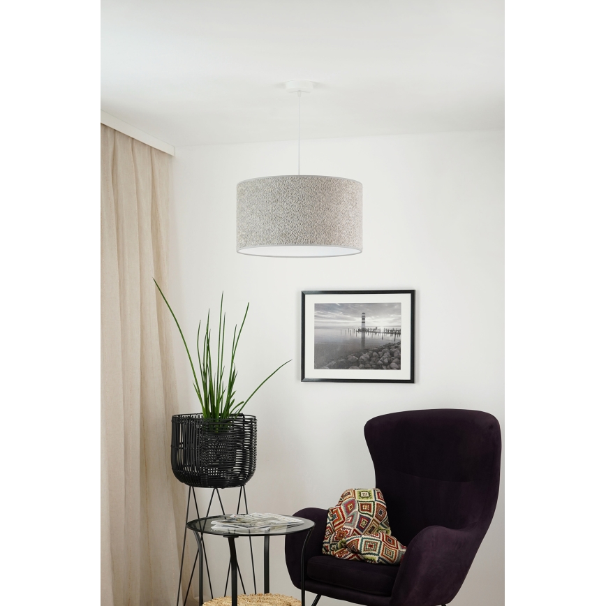 Brilagi - Suspension filaire BOUCLE ROLLER 1xE27/15W/230V d. 45 cm gris