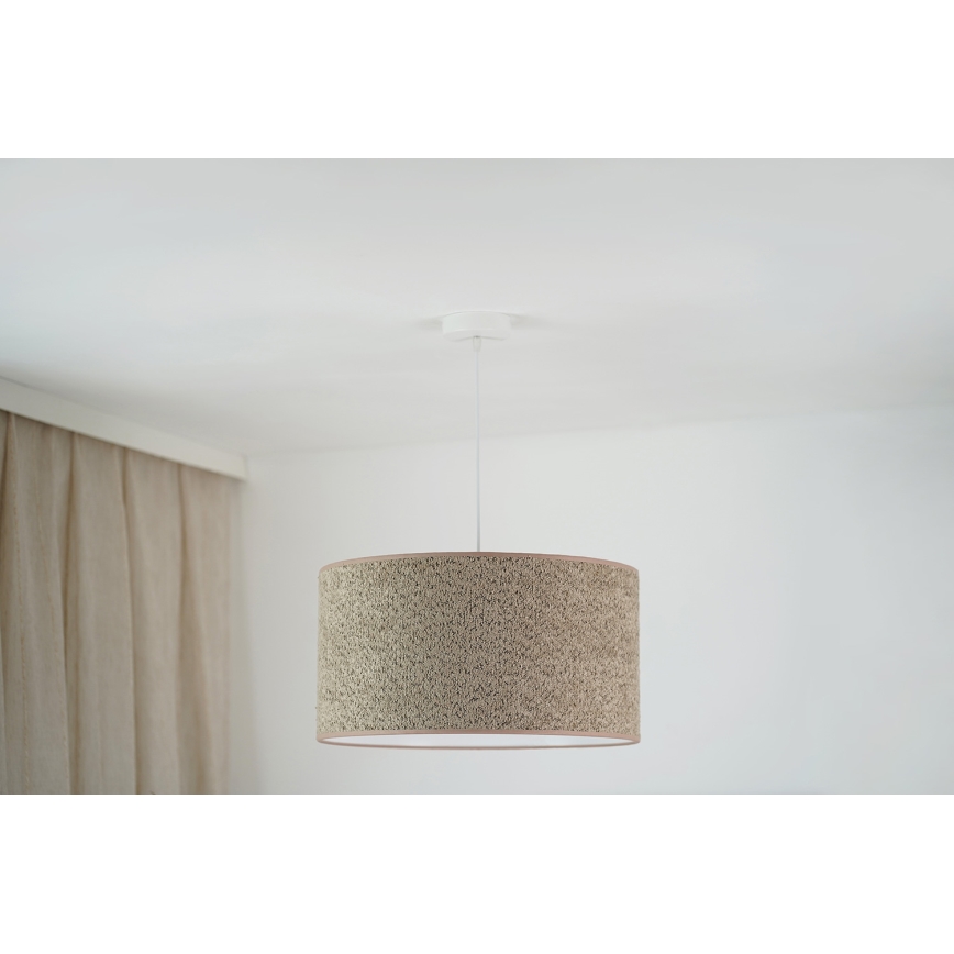 Brilagi - Suspension filaire BOUCLE ROLLER 1xE27/15W/230V d. 45 cm marron