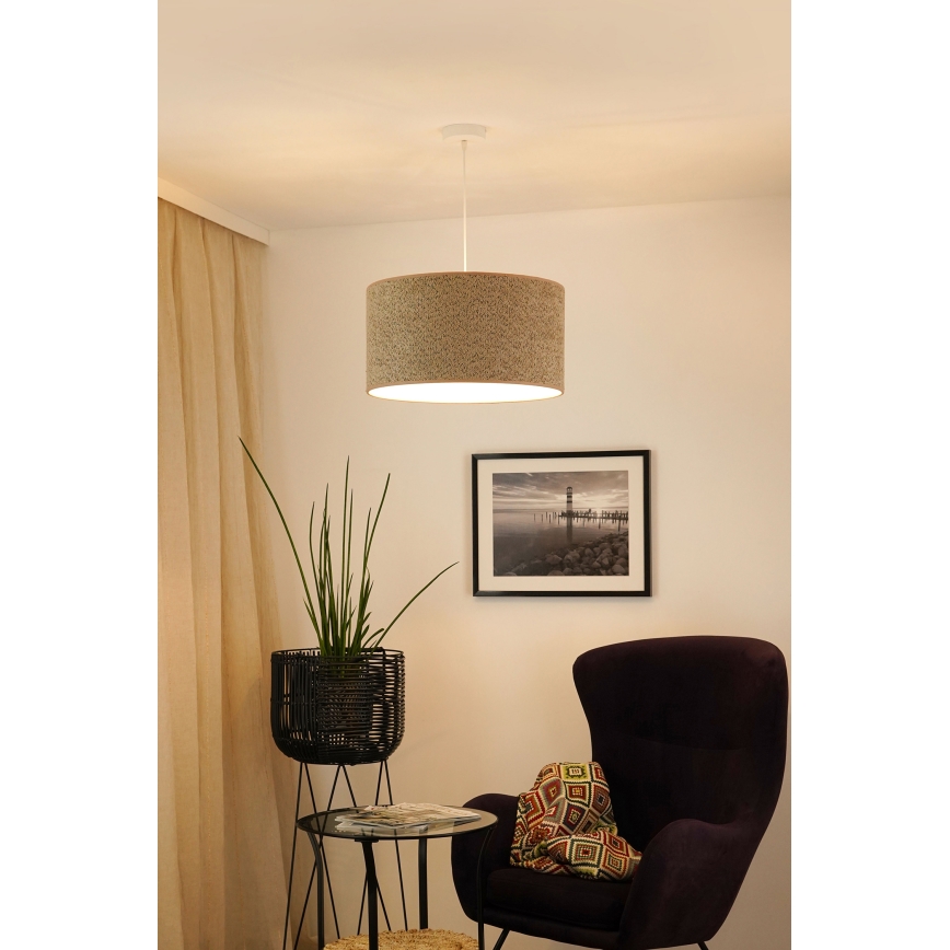 Brilagi - Suspension filaire BOUCLE ROLLER 1xE27/15W/230V d. 45 cm marron