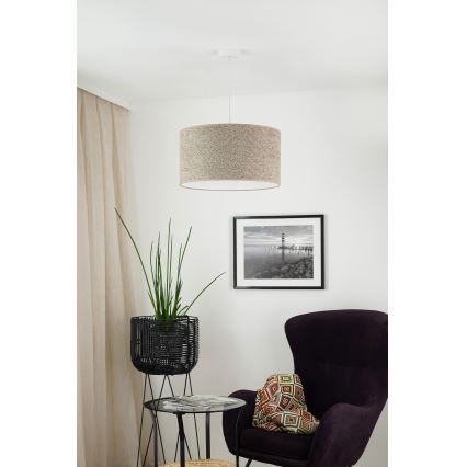 Brilagi - Suspension filaire BOUCLE ROLLER 1xE27/15W/230V d. 45 cm marron