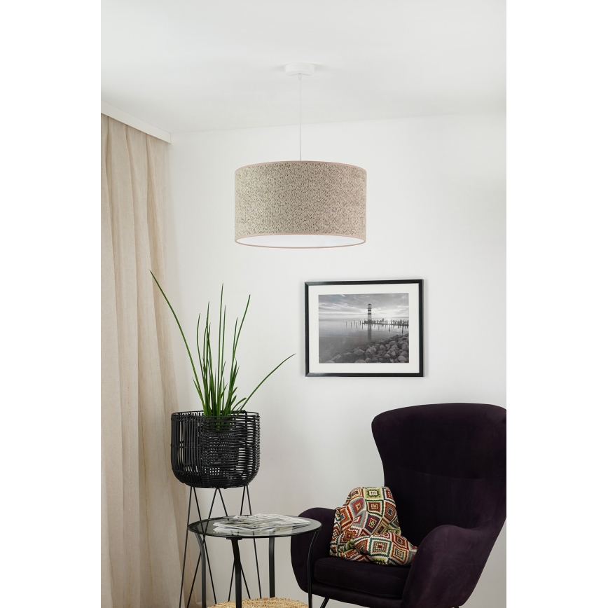Brilagi - Suspension filaire BOUCLE ROLLER 1xE27/15W/230V d. 45 cm marron
