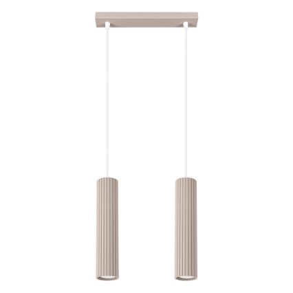 Brilagi - Suspension filaire CRESTO 2xGU10/10W/230V taupe
