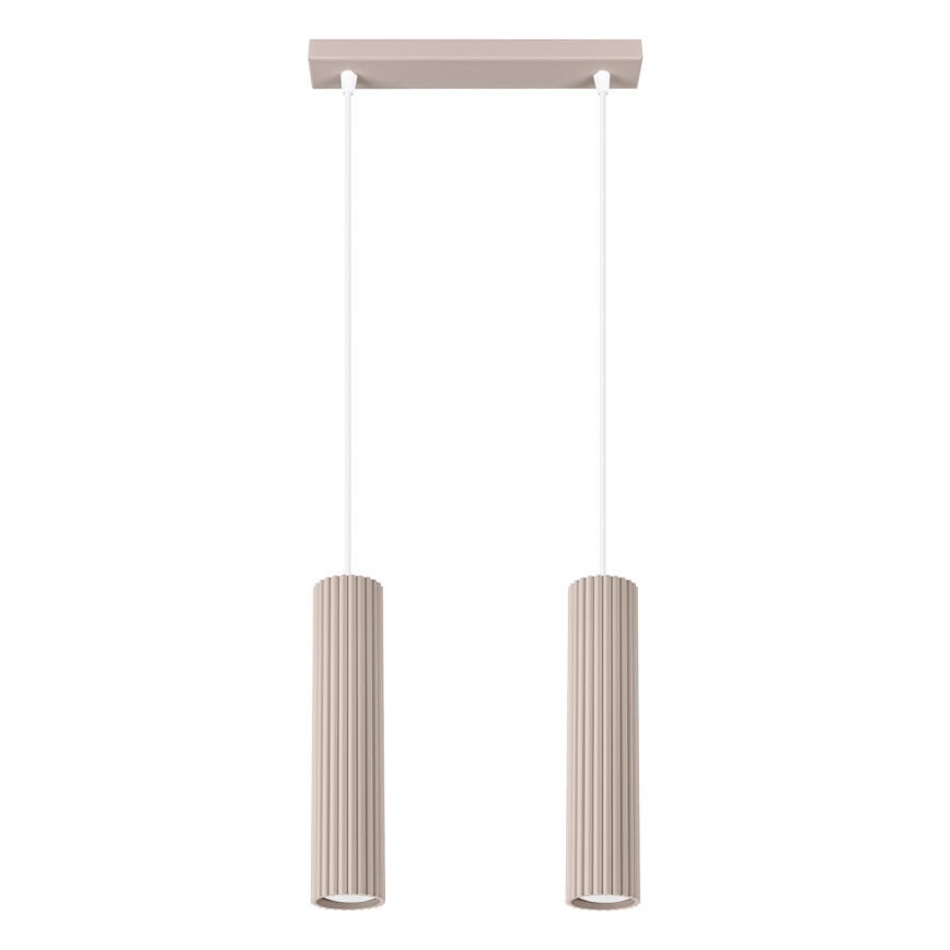 Brilagi - Suspension filaire CRESTO 2xGU10/10W/230V taupe