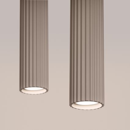 Brilagi - Suspension filaire CRESTO 2xGU10/10W/230V taupe