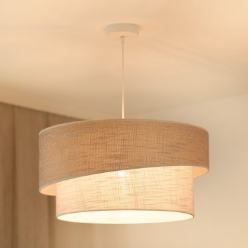 Brilagi - Suspension filaire DOVER SHINE 1xE27/15W/230V d. 50 cm gris/crème