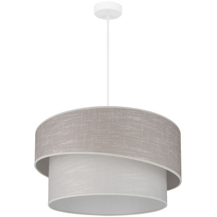 Brilagi - Suspension filaire DOVER SHINE 1xE27/15W/230V d. 50 cm gris/crème