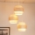 Brilagi - Suspension filaire DOVER SPACE 3xE27/15W/230V gris/crème
