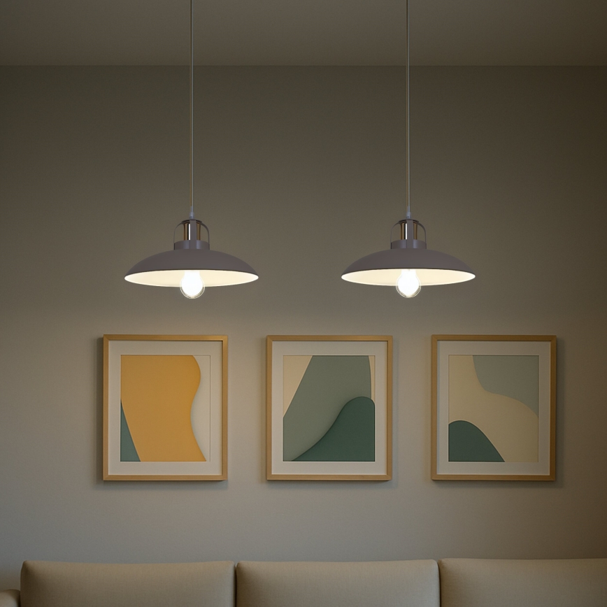 Brilagi - Suspension filaire FLAMENGO 2xE27/60W/230V beige