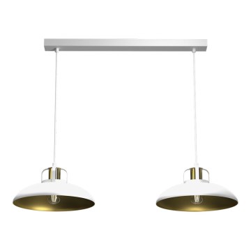 Brilagi - Suspension filaire FLAMENGO 2xE27/60W/230V blanc