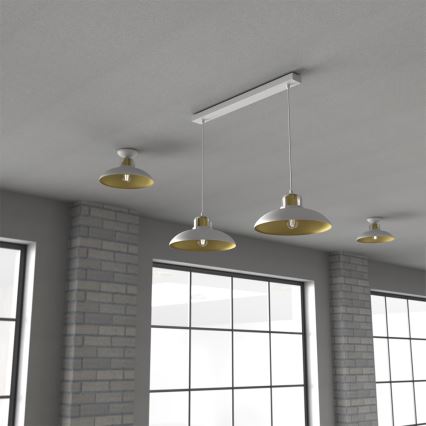 Brilagi - Suspension filaire FLAMENGO 2xE27/60W/230V blanc