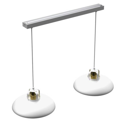 Brilagi - Suspension filaire FLAMENGO 2xE27/60W/230V blanc