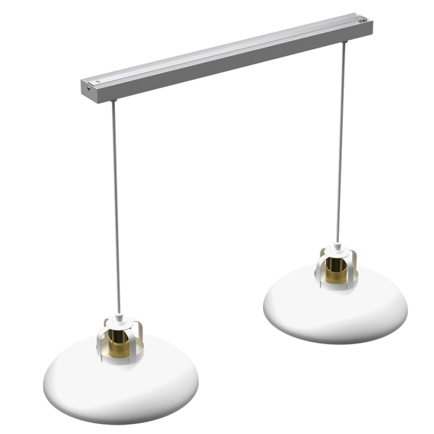 Brilagi - Suspension filaire FLAMENGO 2xE27/60W/230V blanc