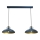 Brilagi - Suspension filaire FLAMENGO 2xE27/60W/230V bleu
