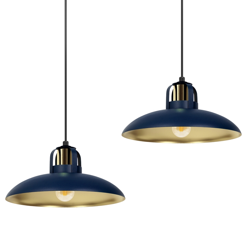 Brilagi - Suspension filaire FLAMENGO 2xE27/60W/230V bleu