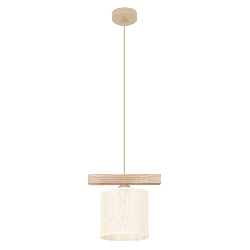 Brilagi - Suspension filaire FOREST 1xE27/15W/230V pin/marron/crème