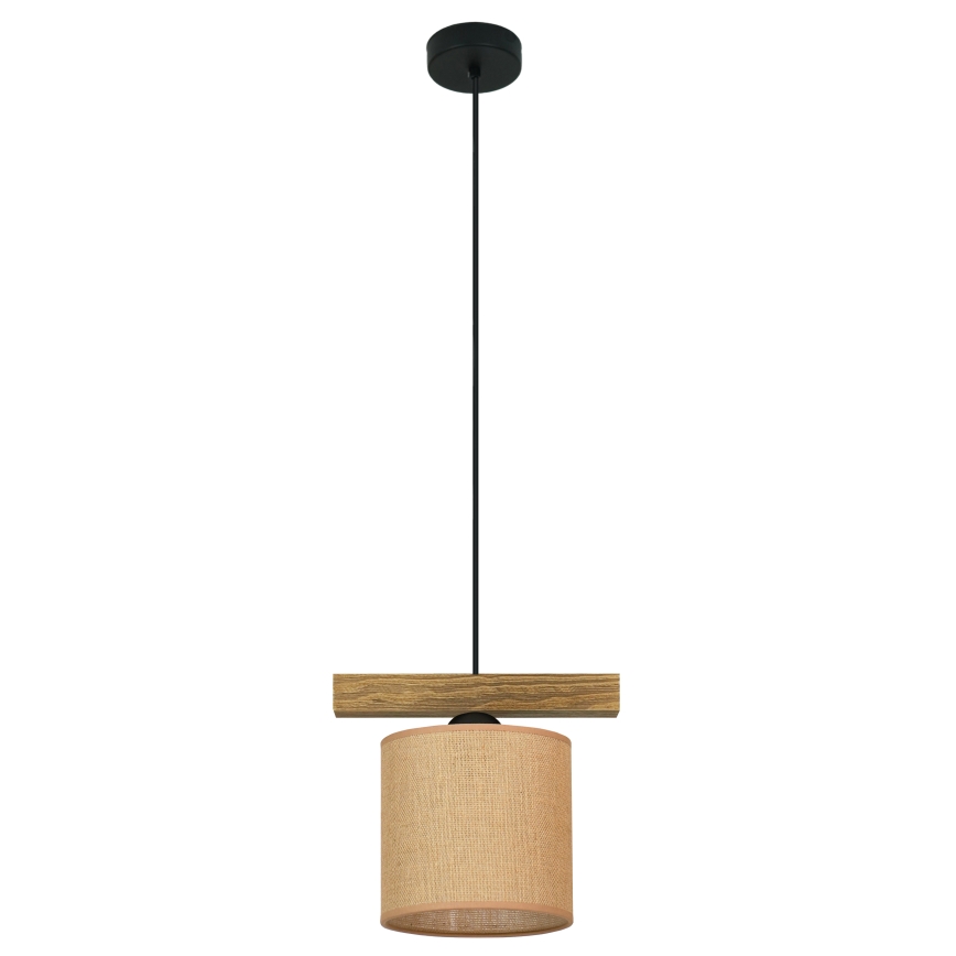 Brilagi - Suspension filaire FOREST 1xE27/15W/230V pin/marron/noir