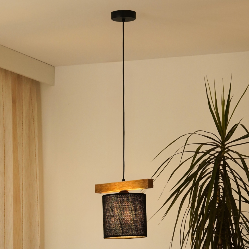 Brilagi - Suspension filaire FOREST 1xE27/15W/230V pin/noir
