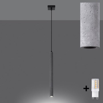 Brilagi - Suspension filaire LED DRIFA 1xG9/4W/230V béton