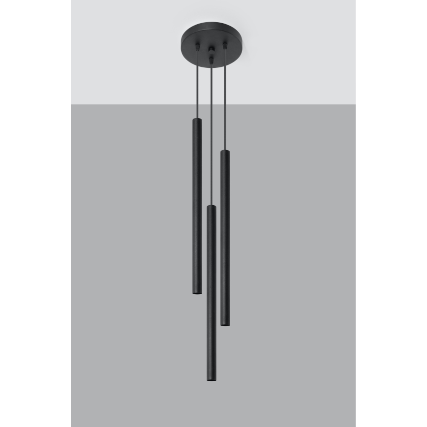Brilagi -  Suspension filaire LED DRIFA 3xG9/4W/230V noir