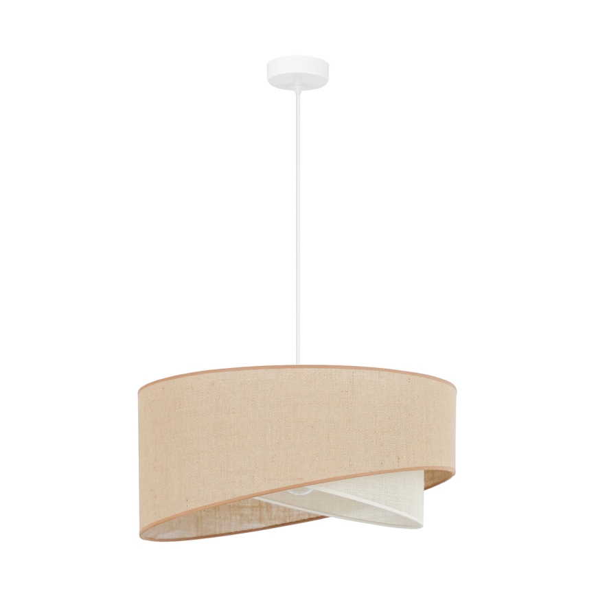 Brilagi - Suspension filaire LED LYRA 1xE27/15W/230V beige/crème