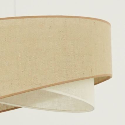 Brilagi - Suspension filaire LED LYRA 1xE27/15W/230V beige/crème