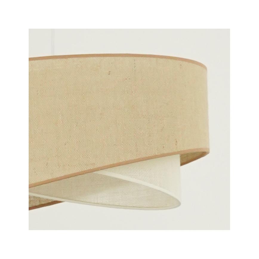 Brilagi - Suspension filaire LED LYRA 1xE27/15W/230V beige/crème