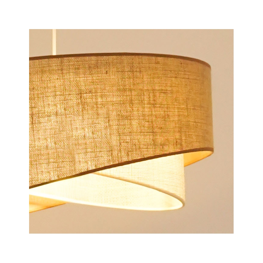 Brilagi - Suspension filaire LED LYRA 1xE27/15W/230V beige/crème