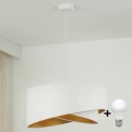 Brilagi - Suspension filaire LED LYRA 1xE27/15W/230V blanc/doré