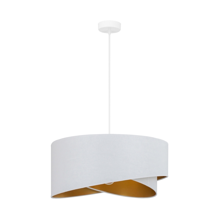 Brilagi - Suspension filaire LED LYRA 1xE27/15W/230V blanc/doré