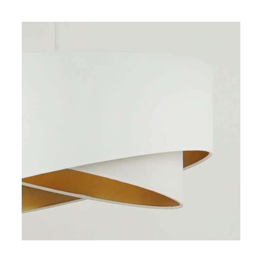Brilagi - Suspension filaire LED LYRA 1xE27/15W/230V blanc/doré