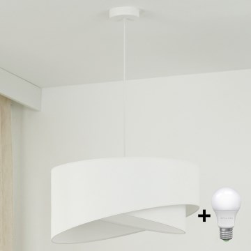 Brilagi - Suspension filaire LED LYRA 1xE27/15W/230V blanc