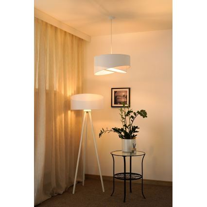 Brilagi - Suspension filaire LED LYRA 1xE27/15W/230V blanc