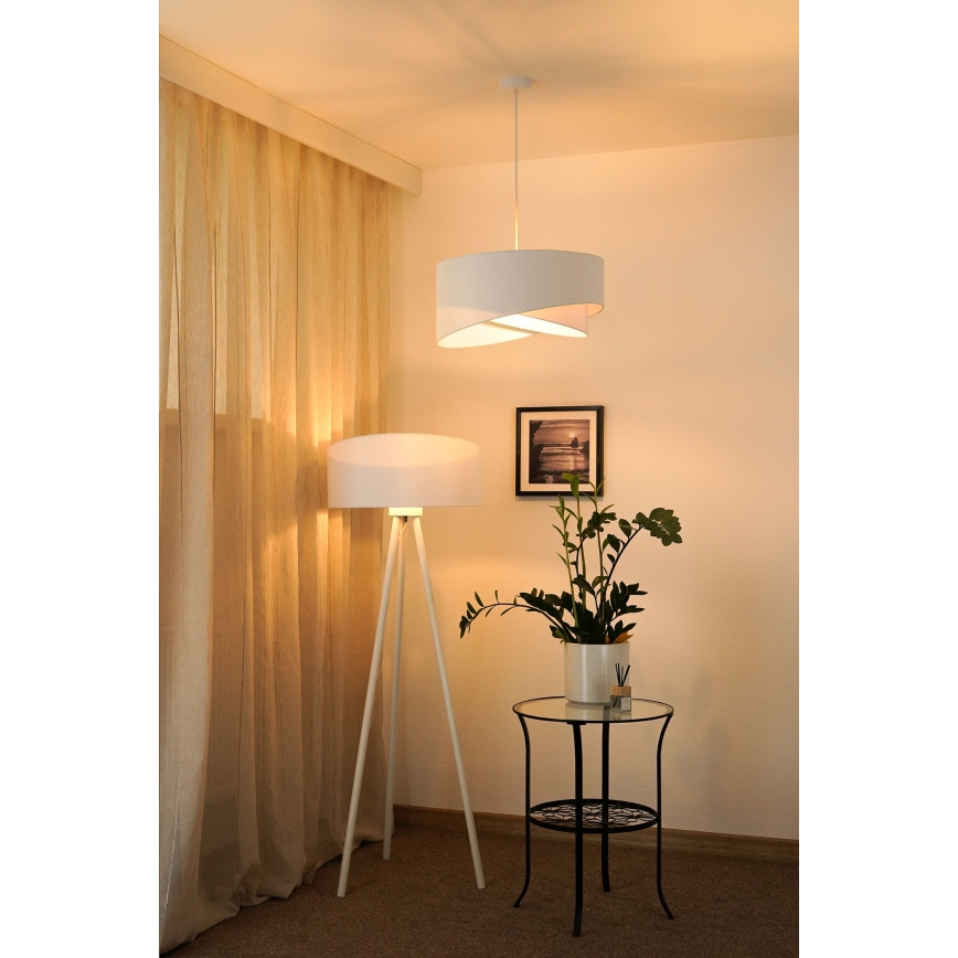 Brilagi - Suspension filaire LED LYRA 1xE27/15W/230V blanc