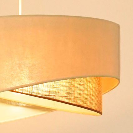 Brilagi - Suspension filaire LED LYRA 1xE27/15W/230V crème/beige
