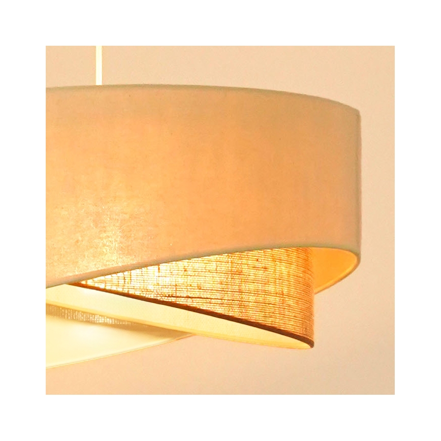 Brilagi - Suspension filaire LED LYRA 1xE27/15W/230V crème/beige