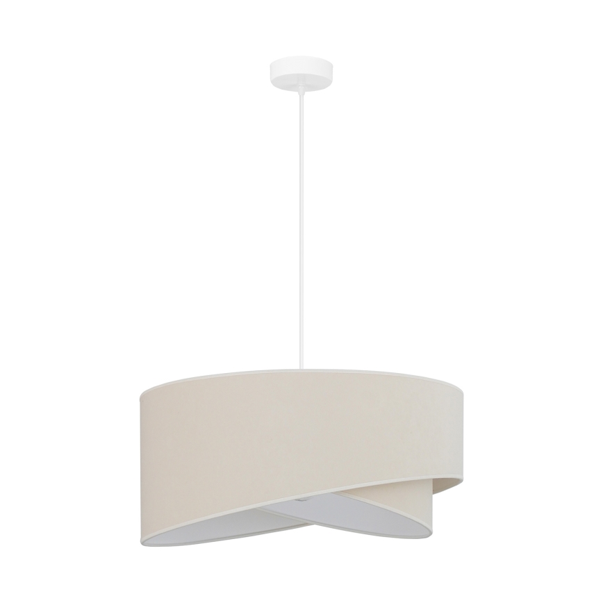 Brilagi - Suspension filaire LED LYRA 1xE27/15W/230V crème/blanc