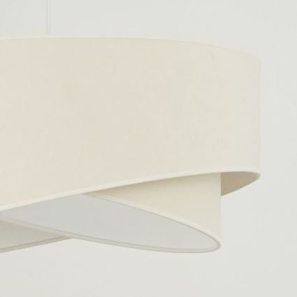 Brilagi - Suspension filaire LED LYRA 1xE27/15W/230V crème/blanc