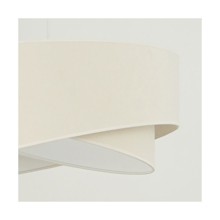 Brilagi - Suspension filaire LED LYRA 1xE27/15W/230V crème/blanc