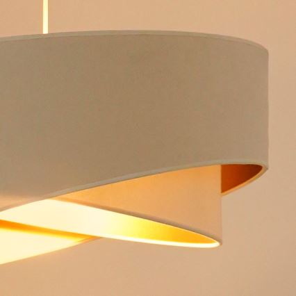 Brilagi - Suspension filaire LED LYRA 1xE27/15W/230V crème/blanc