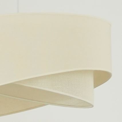 Brilagi - Suspension filaire LED LYRA 1xE27/15W/230V crème