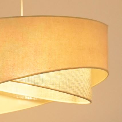 Brilagi - Suspension filaire LED LYRA 1xE27/15W/230V crème