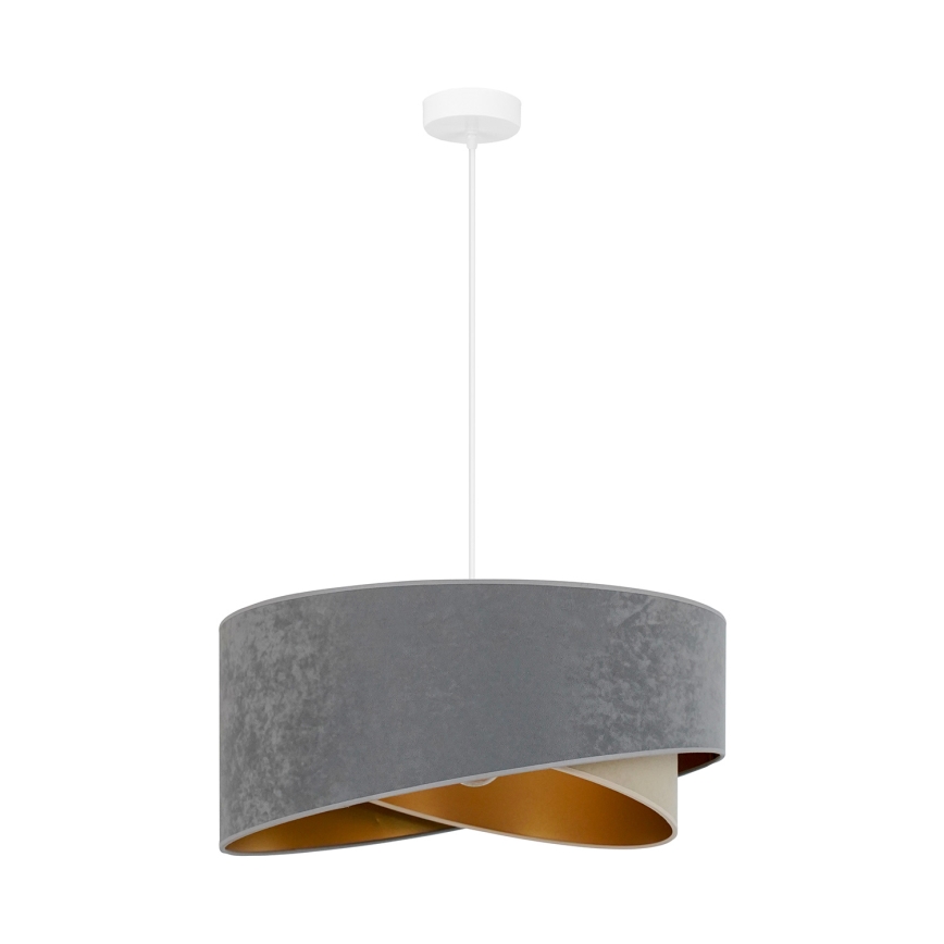 Brilagi - Suspension filaire LED LYRA 1xE27/15W/230V gris/beige/doré