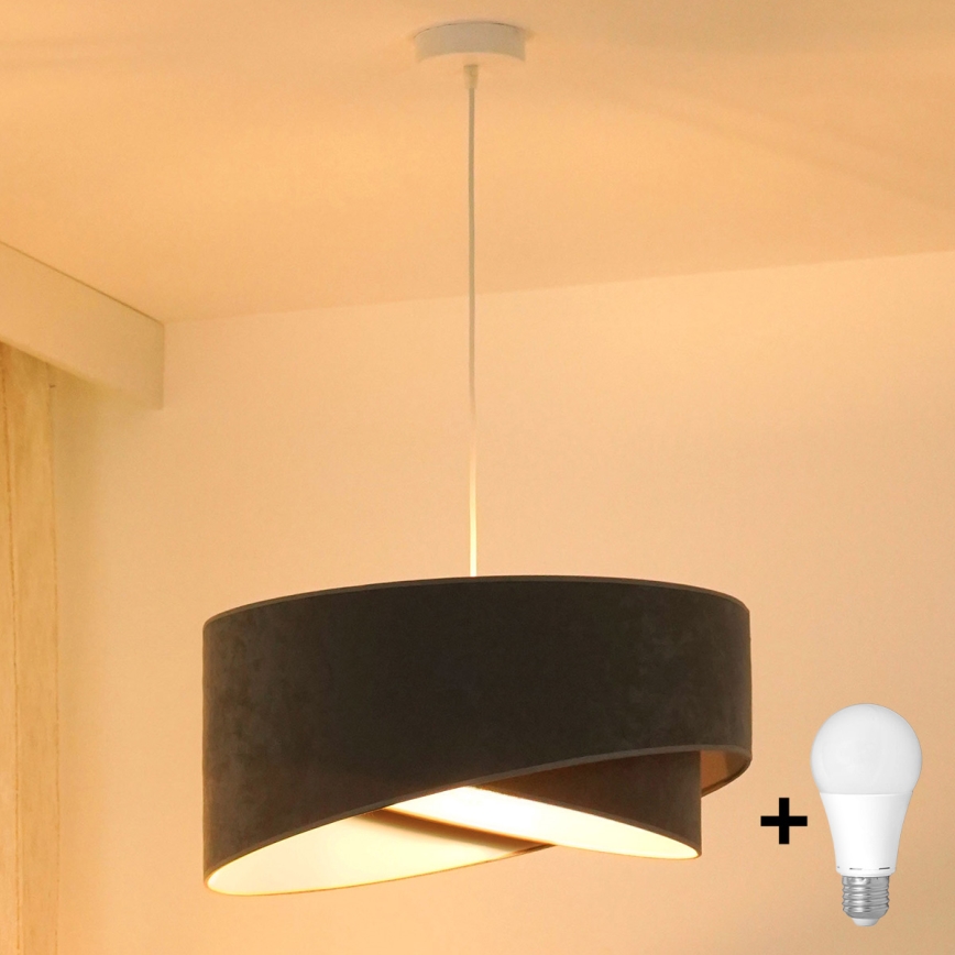 Brilagi - Suspension filaire LED LYRA 1xE27/15W/230V gris/blanc