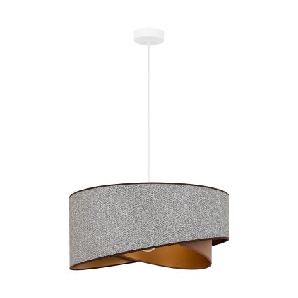 Brilagi - Suspension filaire LED LYRA 1xE27/15W/230V gris/crème/doré