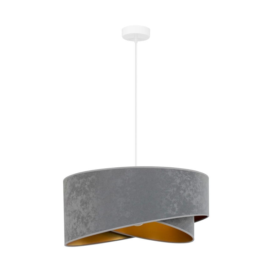 Brilagi - Suspension filaire LED LYRA 1xE27/15W/230V gris/doré