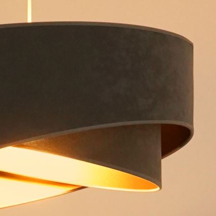 Brilagi - Suspension filaire LED LYRA 1xE27/15W/230V gris/doré
