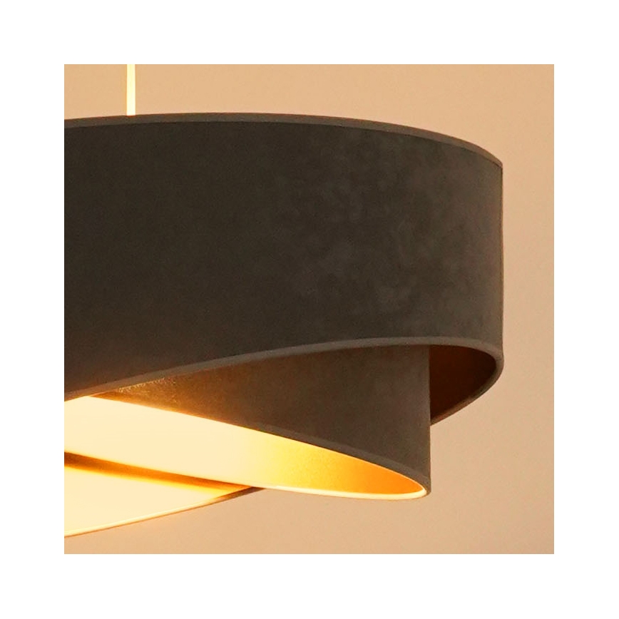 Brilagi - Suspension filaire LED LYRA 1xE27/15W/230V gris/doré