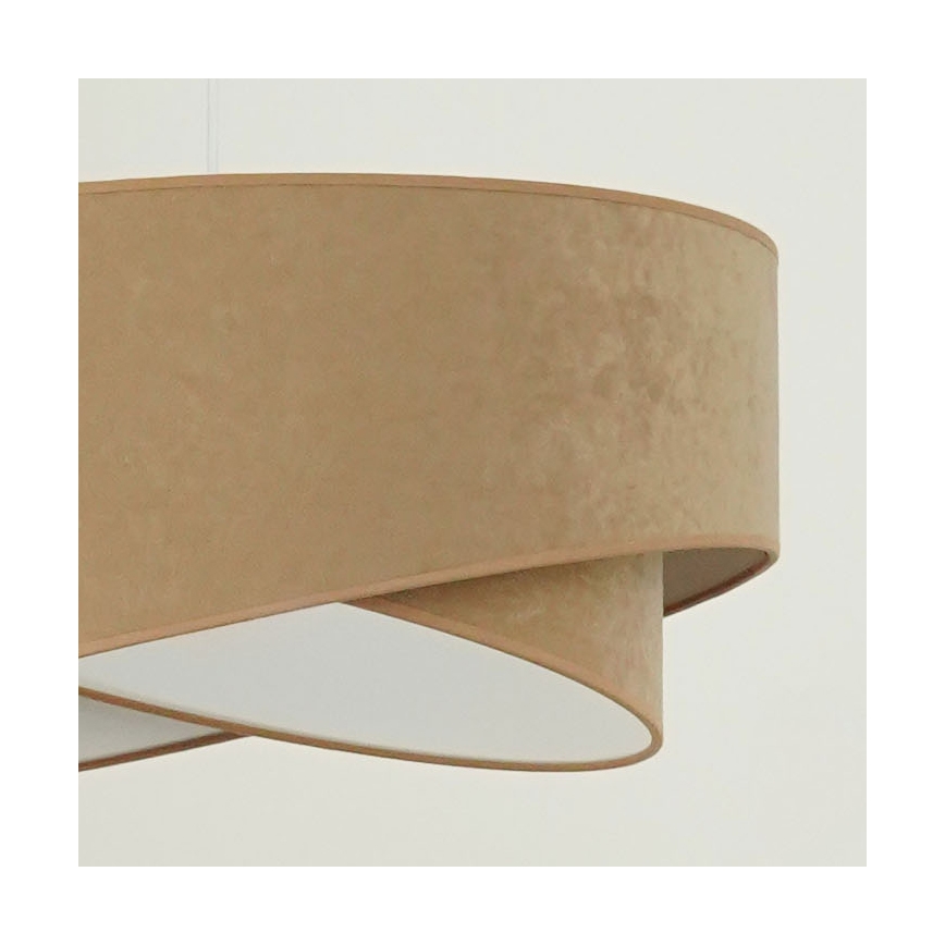 Brilagi - Suspension filaire LED LYRA 1xE27/15W/230V marron/blanc